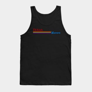 Texas Unicorn Gift Tank Top